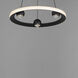 Nodes LED 18 inch Black Ring Pendant Ceiling Light