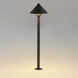 Alumilux Bollard 12 7.00 watt Black Outdoor Pathway Light