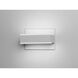 Omni LED 7.25 inch White Bath Vanity Light Wall Light