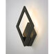 Alumilux Rhombus LED 14.25 inch Bronze Outdoor Wall Mount