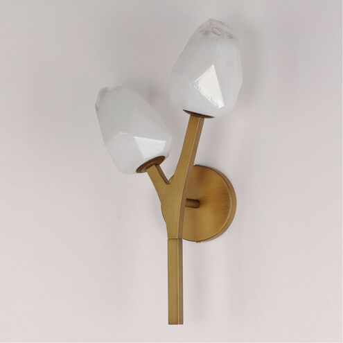 Blossom LED 10.5 inch Natural Aged Brass Wall Sconce Wall Light