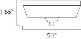 RapidJack LED Satin Nickel Canopy