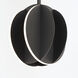Interval LED 7.75 inch Black Single Pendant Ceiling Light