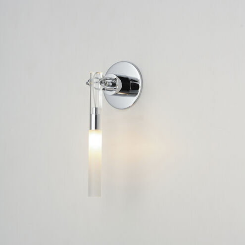 Pipette LED 4.75 inch Polished Chrome ADA Wall Sconce Wall Light