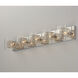 Gem 5 Light 39 inch Polished Chrome Bath Vanity Wall Light