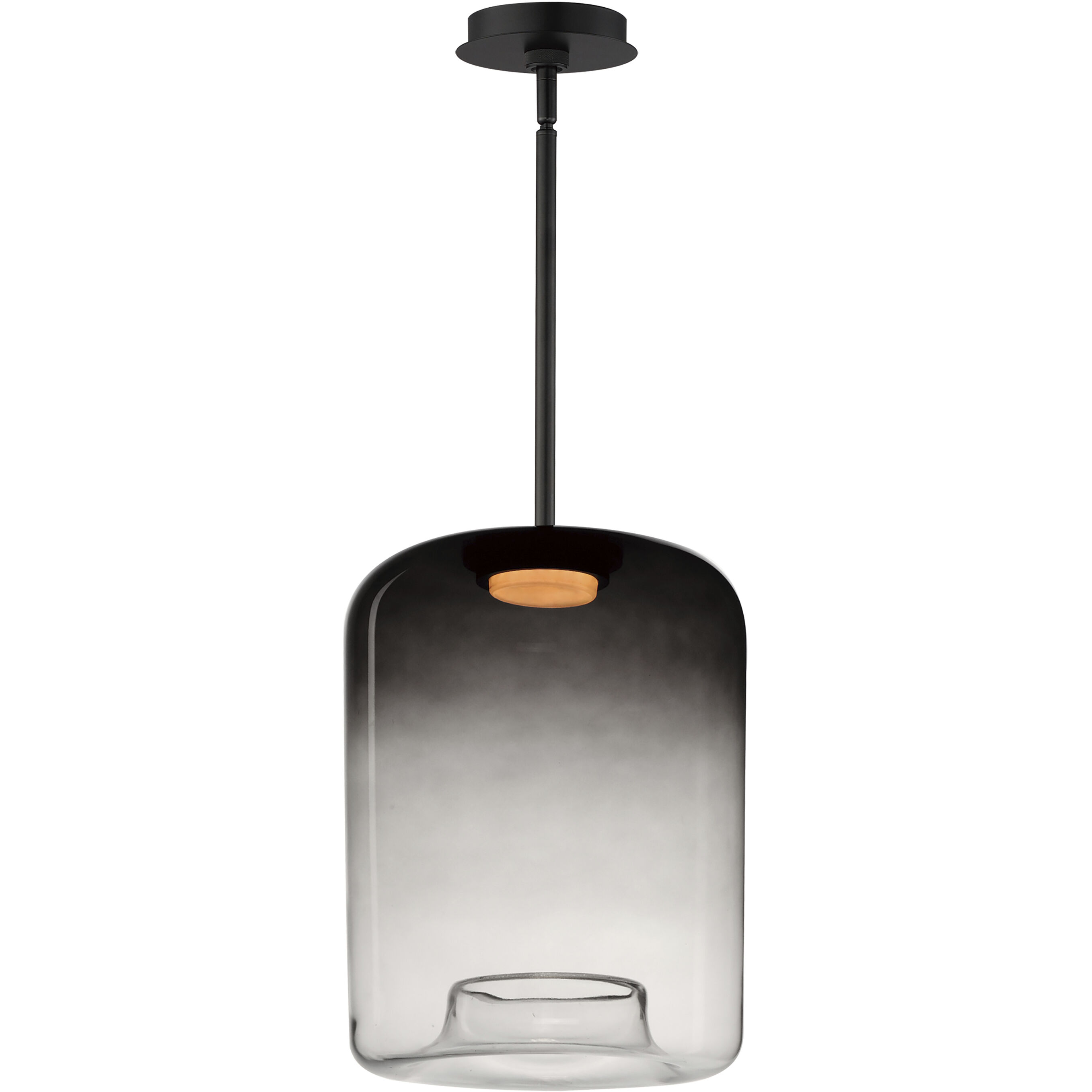 Bombona LED 16 inch Black Single Pendant Ceiling Light