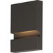 Brink LED 8 inch Architectural Bronze Outdoor Wall Mount