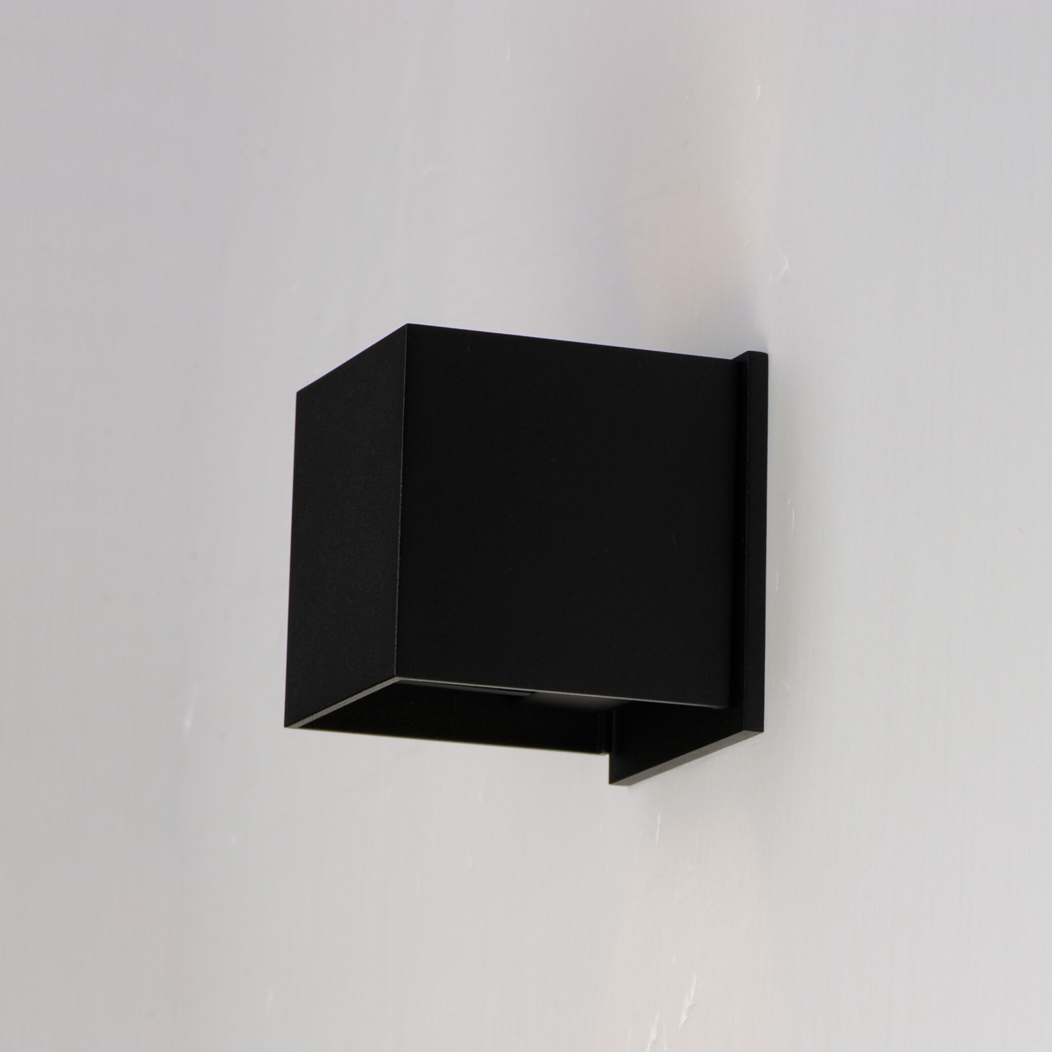 Alumilux Cube LED 4.25 inch Black ADA Wall Sconce Wall Light