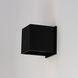 Alumilux Cube LED 4.25 inch Black ADA Wall Sconce Wall Light