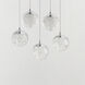 Orb II LED 15.5 inch Polished Chrome Multi-Light Pendant Ceiling Light
