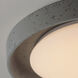 Matera LED 22 inch Gray Flush Mount Ceiling Light