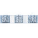 Inca LED 24 inch Polished Chrome Bath Vanity Wall Light in Clear/White