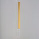 Diaphane LED 1.5 inch Gold Single Pendant Ceiling Light