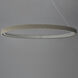 Kaia LED 48.25 inch Gray Ring Pendant Ceiling Light