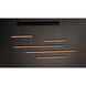 Hover LED 61 inch Black Multi-Light Pendant Ceiling Light
