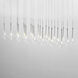 Larmes LED LED 51.5 inch Polished Chrome Linear Pendant Ceiling Light