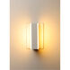 Omni LED 7.25 inch White Bath Vanity Light Wall Light