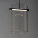 Polo LED 7.75 inch Black Mini Pendant Ceiling Light