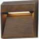 Steppes LED 4.75 inch Antique Bronze Outdoor Wall Mount