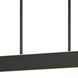 Belt LED 60 inch Black Linear Pendant Ceiling Light