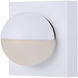 Alumilux Majik LED 4.25 inch White ADA Wall Sconce Wall Light