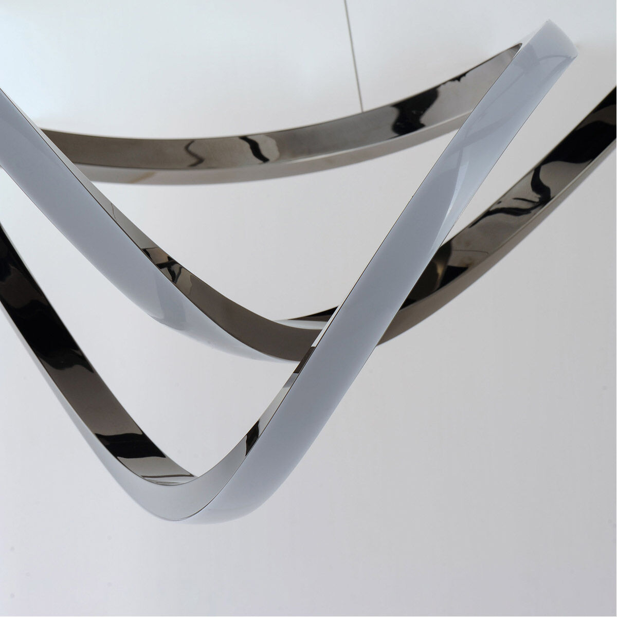 Perpetual LED 32 inch Black Chrome Single Pendant Ceiling Light