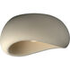 Moeraki LED 15.75 inch Oyster Flush Mount Ceiling Light
