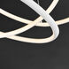Twisted LED 31.5 inch Matte White Single Pendant Ceiling Light