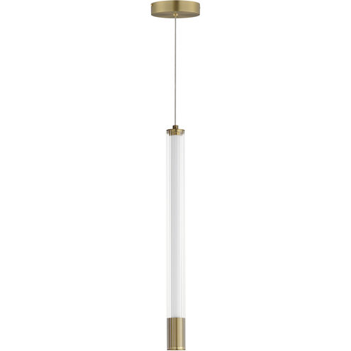 Cortex LED 1.5 inch Natural Aged Brass Single Pendant Ceiling Light