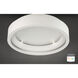 iCorona FoH LED 23.5 inch Matte White Flush Mount Ceiling Light