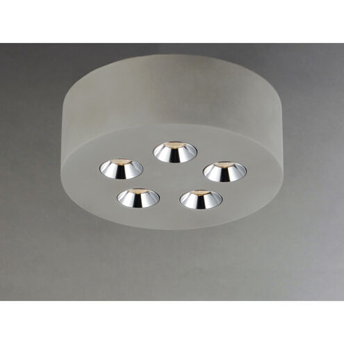 Peg LED 7.25 inch Gray Flush Mount Ceiling Light