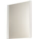 Luminance 36 X 32.75 inch Polished Chrome LED Mirror