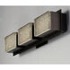 Pizzazz LED LED 22.75 inch Coffee Bath Vanity Wall Light
