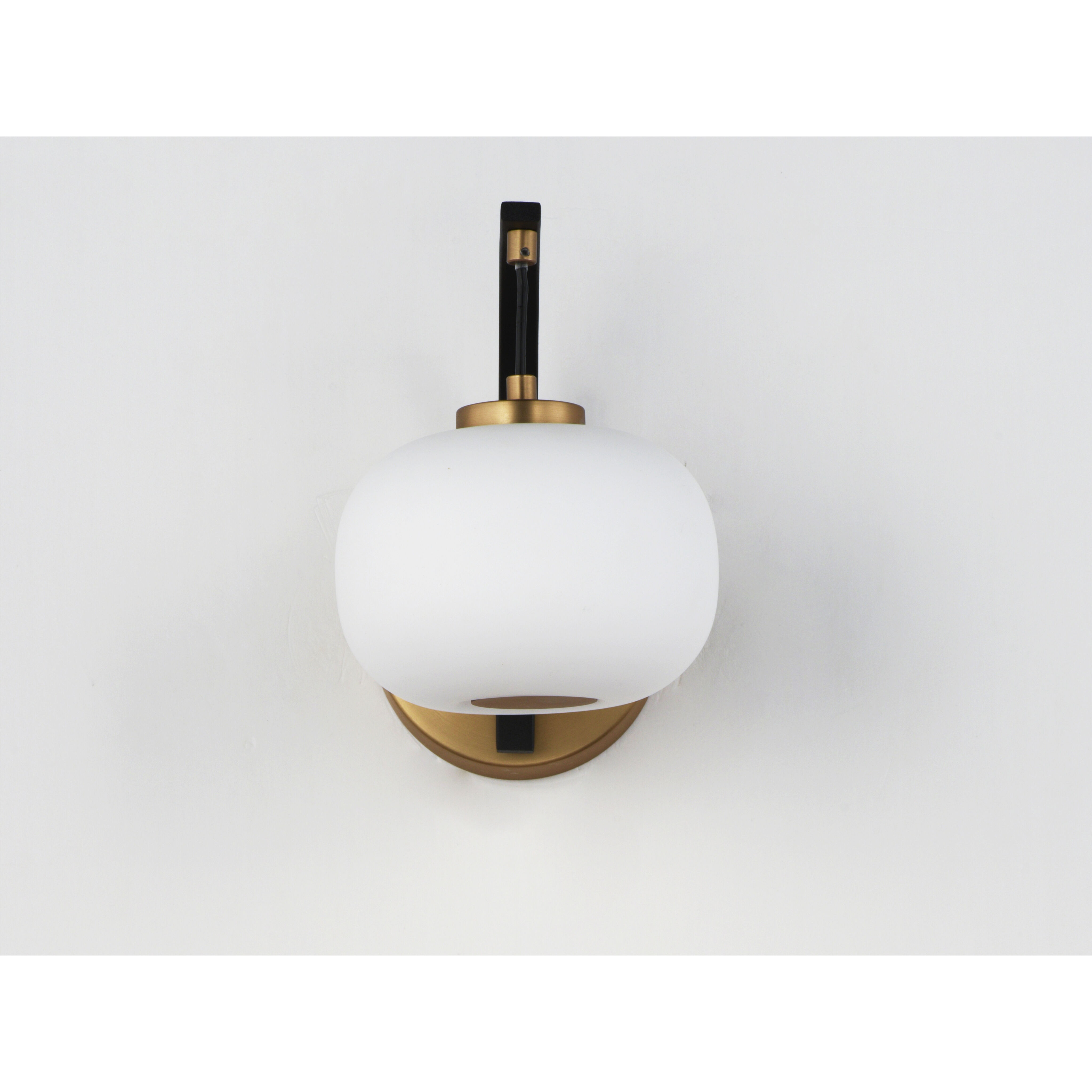 Soji LED 6 inch Black and Gold Wall Sconce Wall Light
