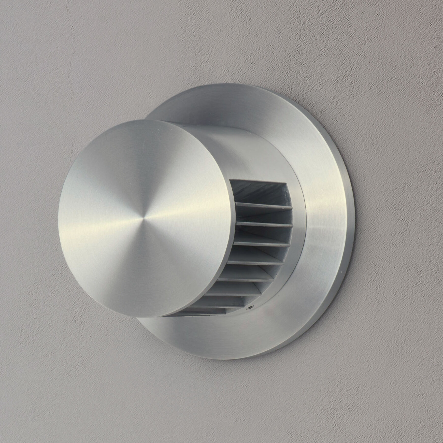 Alumilux Spoked LED 4.5 inch Satin Aluminum Outdoor Wall Sconce