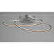 Cycle LED 24.5 inch Matte Silver Flush Mount Ceiling Light