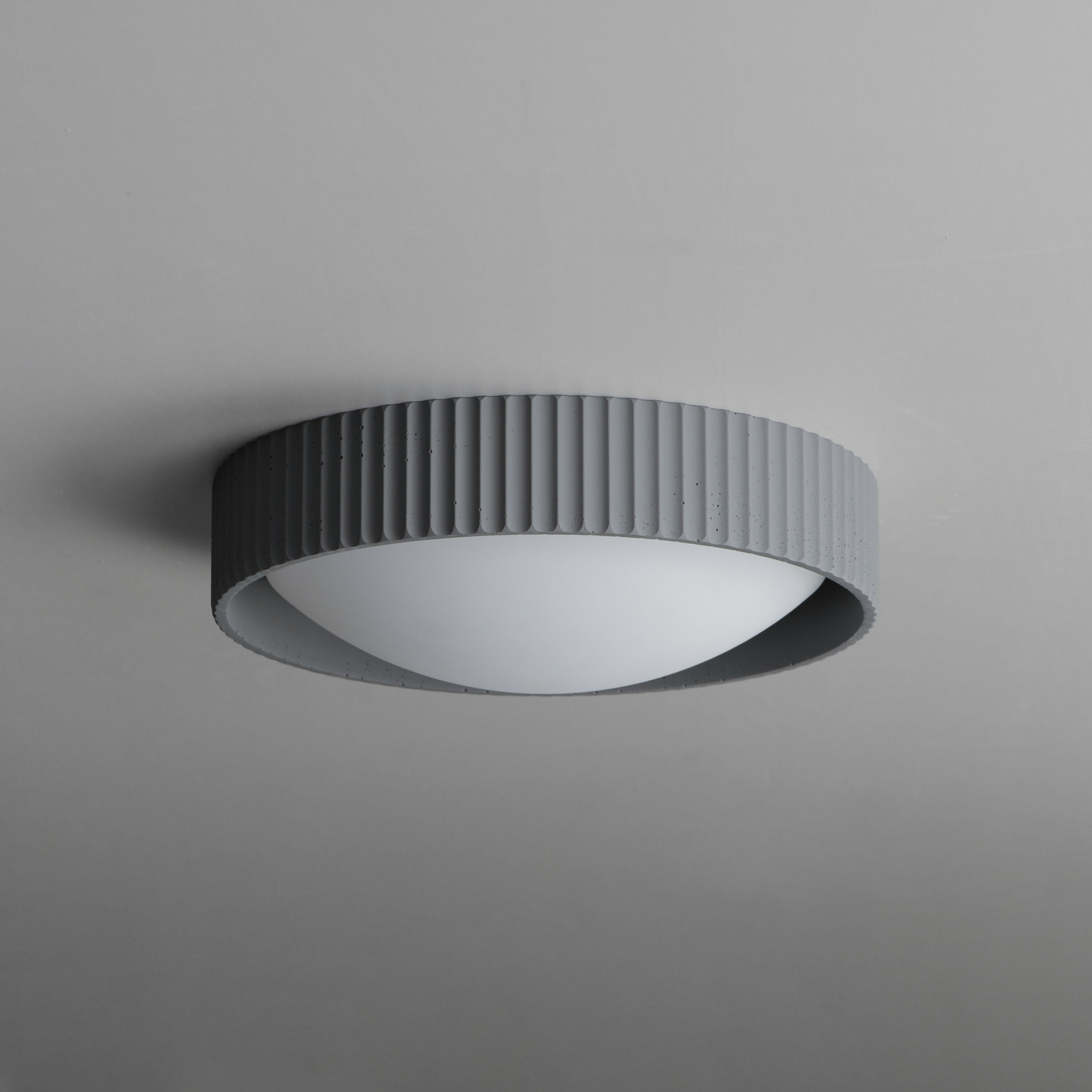 Souffle LED 13.75 inch Gray Flush Mount Ceiling Light