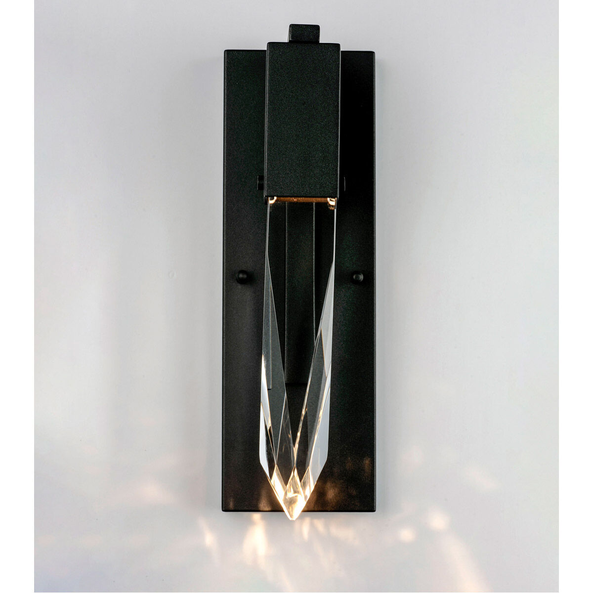 Quartz LED 4.75 inch Black Bath Vanity Light Wall Light