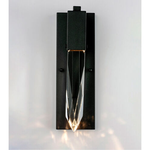 Quartz LED 4.75 inch Black Bath Vanity Light Wall Light