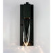 Quartz LED 4.75 inch Black Bath Vanity Light Wall Light