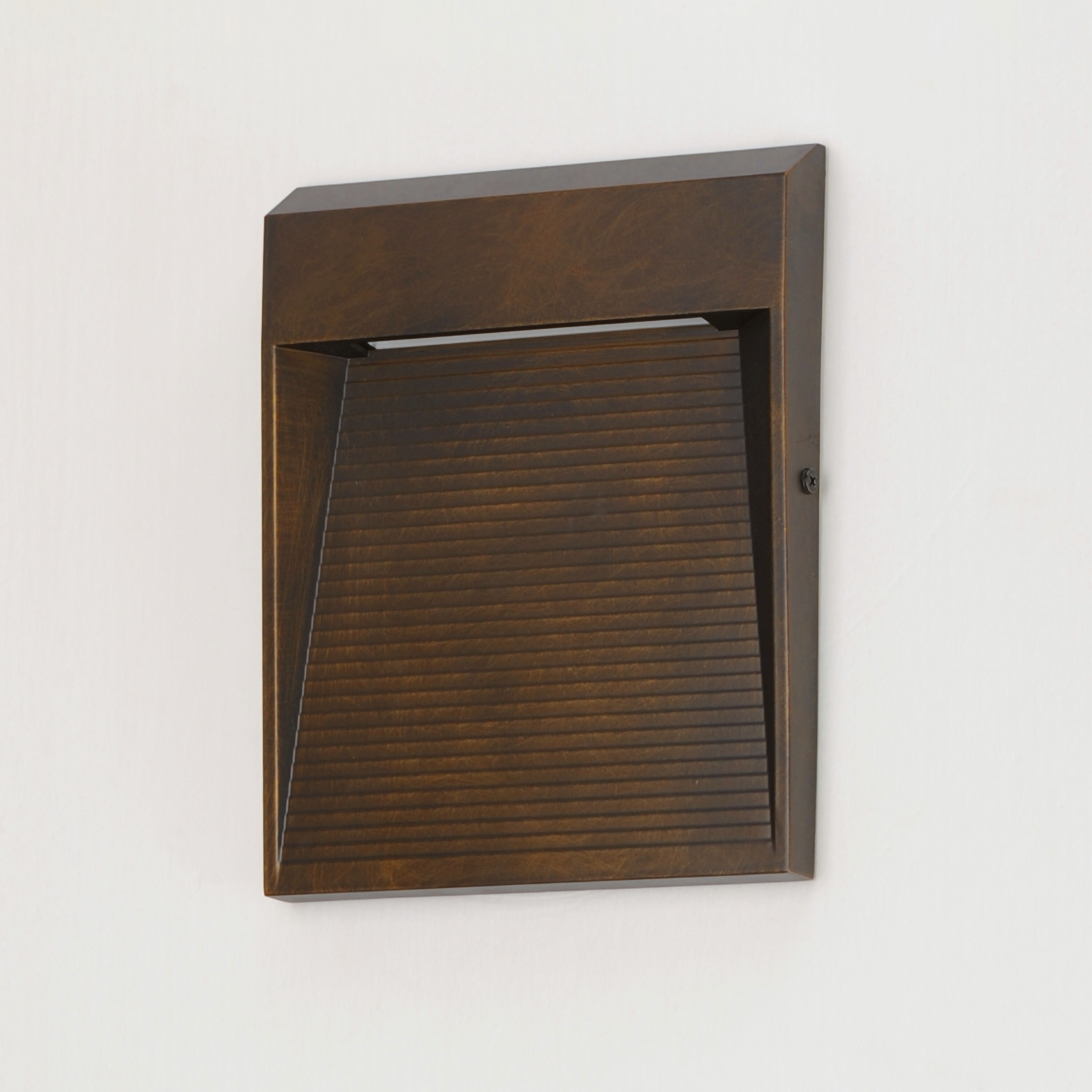 Steps LED 9.5 inch Antique Bronze Outdoor Wall Mount