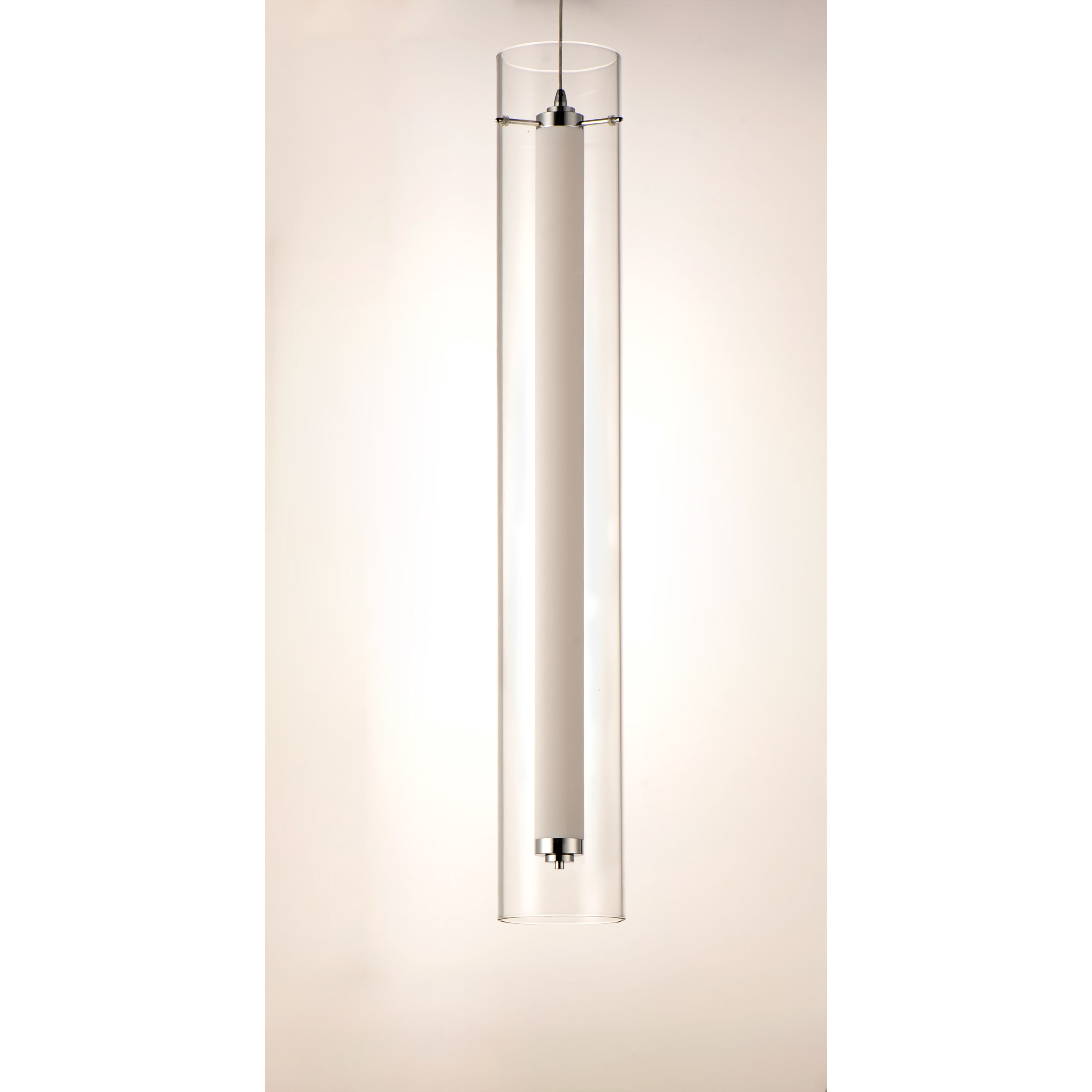 Centrum LED 5 inch Polished Chrome Single Pendant Ceiling Light