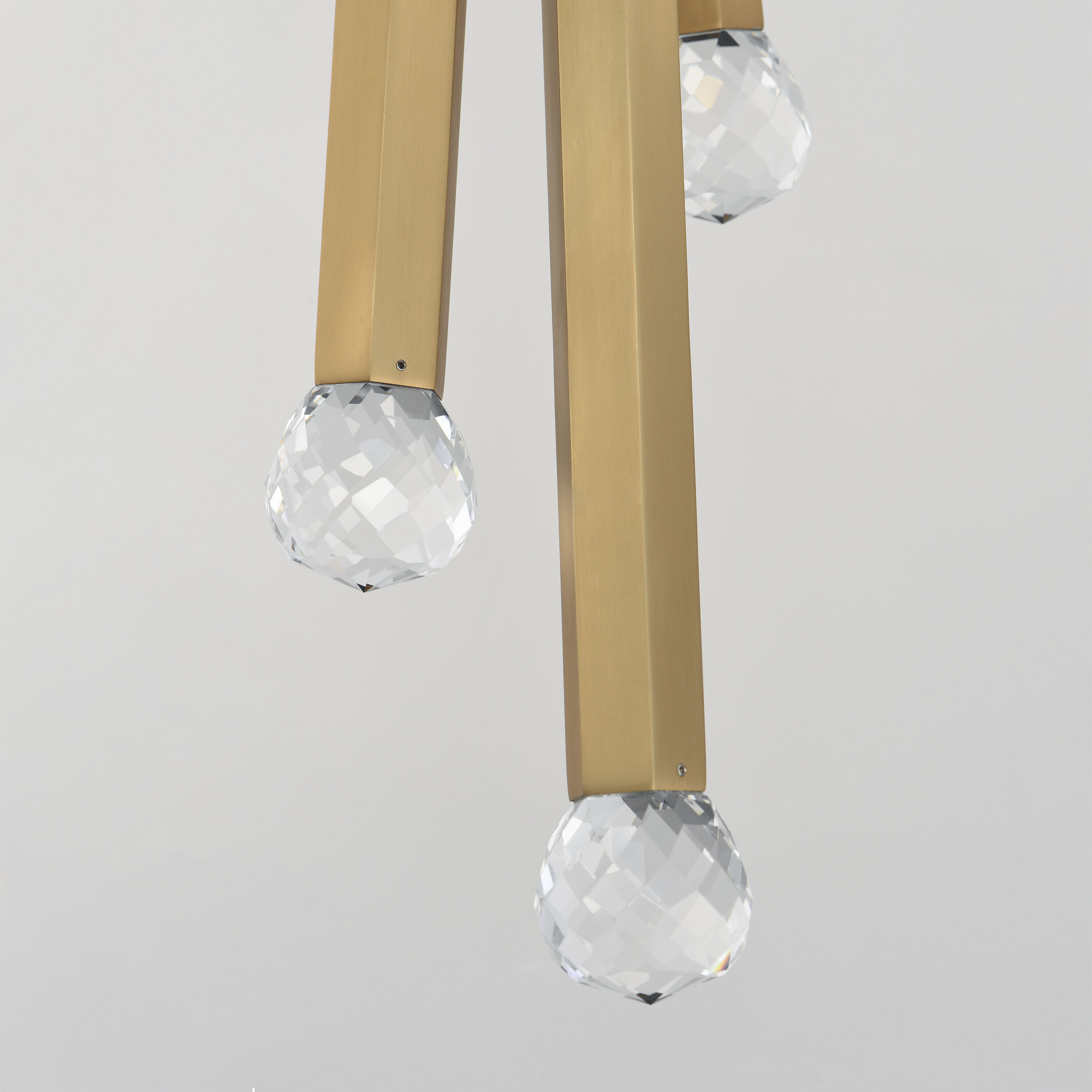 Allumettes LED 7.75 inch Gold Multi-Light Pendant Ceiling Light