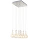 Larmes 9 Light 14 inch Polished Chrome Multi-Light Pendant Ceiling Light