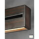 iWood LED 59.75 inch Wenge and Polished Chrome Linear Pendant Ceiling Light