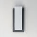 Tower LED 18 inch Black Outdoor Wall Mount