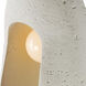 Luna LED 8.25 inch Chaulk White Single Pendant Ceiling Light