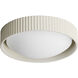 Souffle LED 13.75 inch Chaulk White Flush Mount Ceiling Light