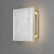Alumilux Tau LED 6 inch Satin Aluminum Outdoor Wall Mount