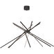 Alumilux Aster Multi-Light Pendant Ceiling Light in Black